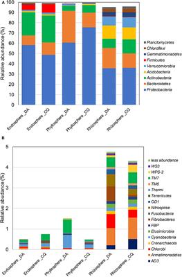 Niche Differentiation in the Composition, Predicted Function, and Co-occurrence Networks in Bacterial Communities Associated With Antarctic Vascular Plants